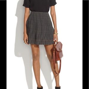 Madewell Mini Houndstooth Skirt